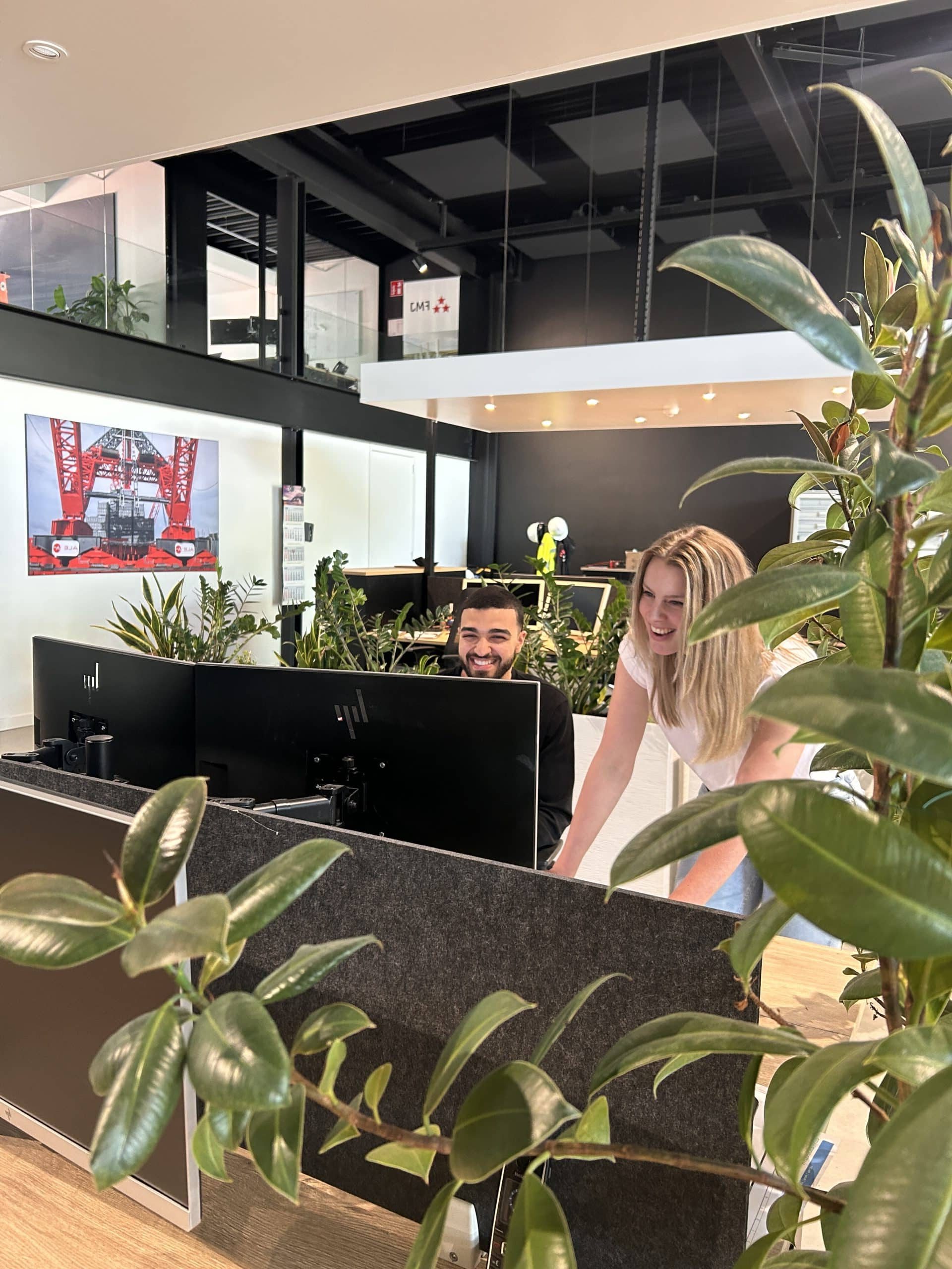 Ibrahim Azdad en Inge Kouwenberg - projectmanager, WVB, engineer, open sollicitatie