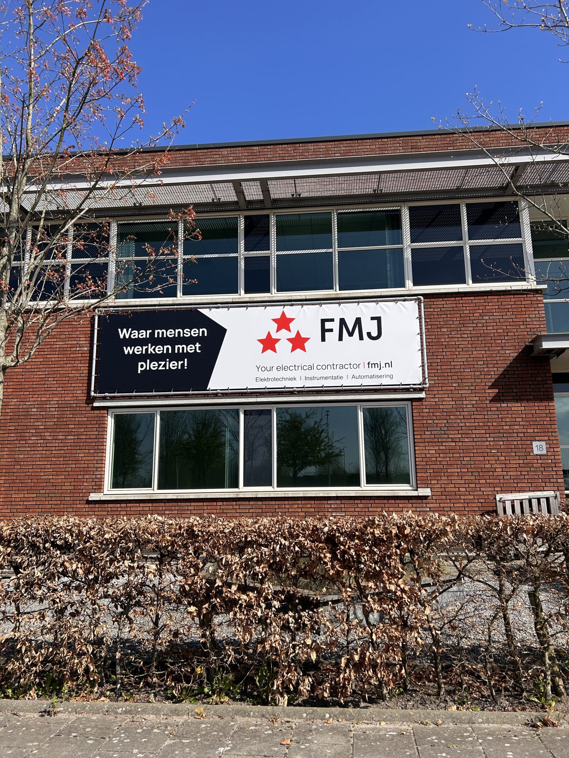 FMJ elektro Barendrecht uitbreiding - nieuwe banner
