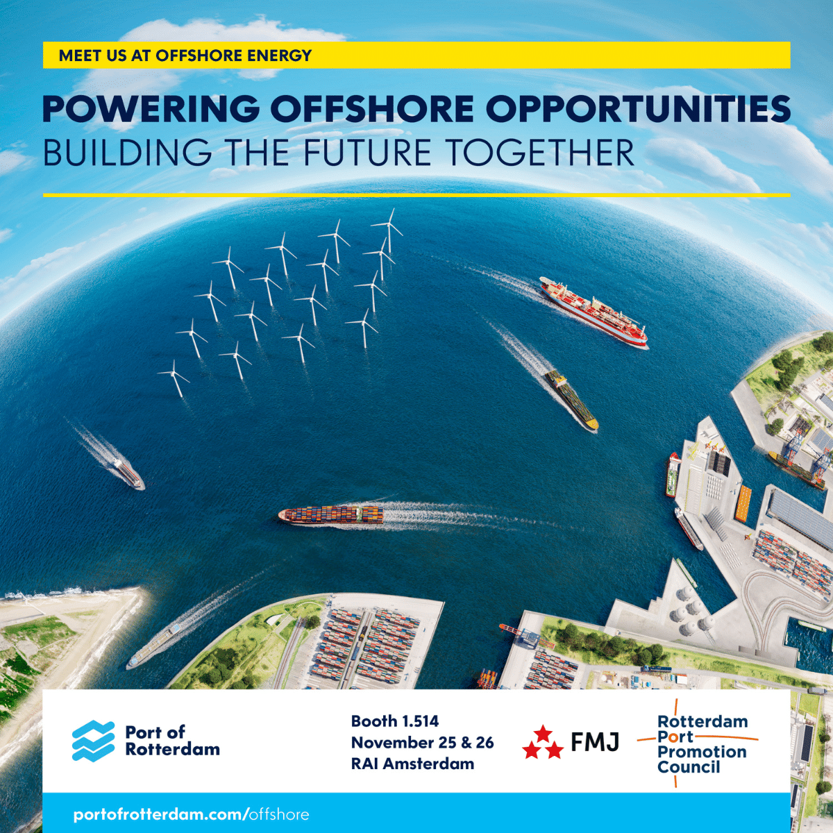 FMJ Group / FMJ Marine & Offshore op de Offshore Energy Amsterdam RAI