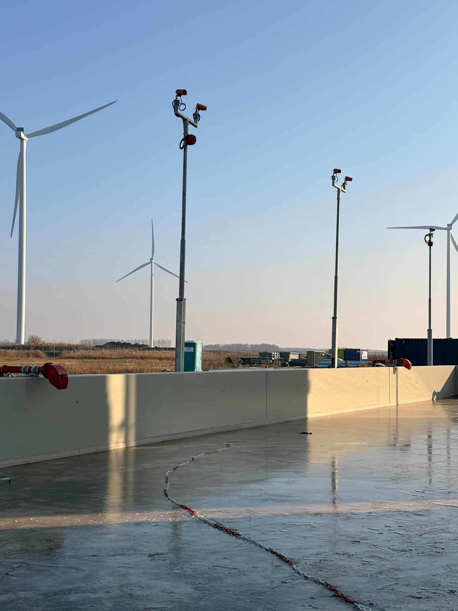 Uitzicht op locatie bij Circtec in Farmsum